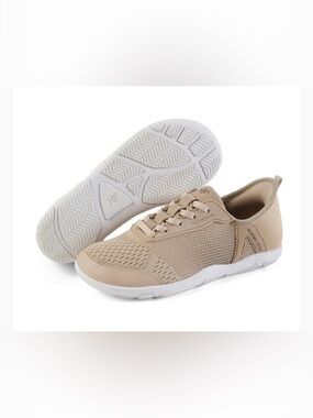 Hike Footwear Womens Casual Barefoot Shoes Stride size 39  Beige (8-8.5) NEW